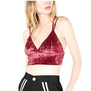 Project 28 NYC Velvet Bra. S, L
